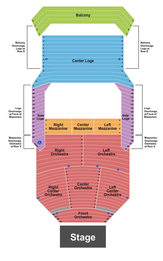 Uihlein Hall Book of Mormon Seating Chart